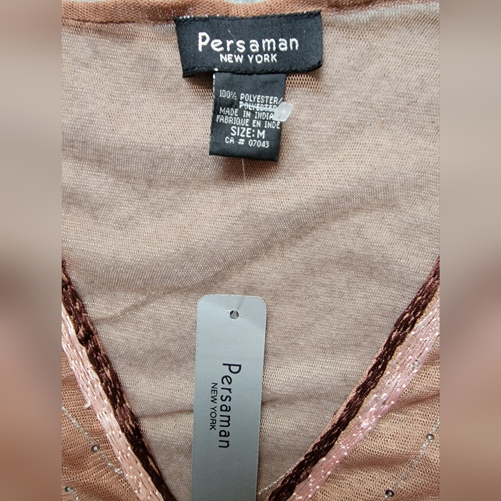 Persaman New York Sheer Dress Sz Medium NWT - Picture 4 of 11
